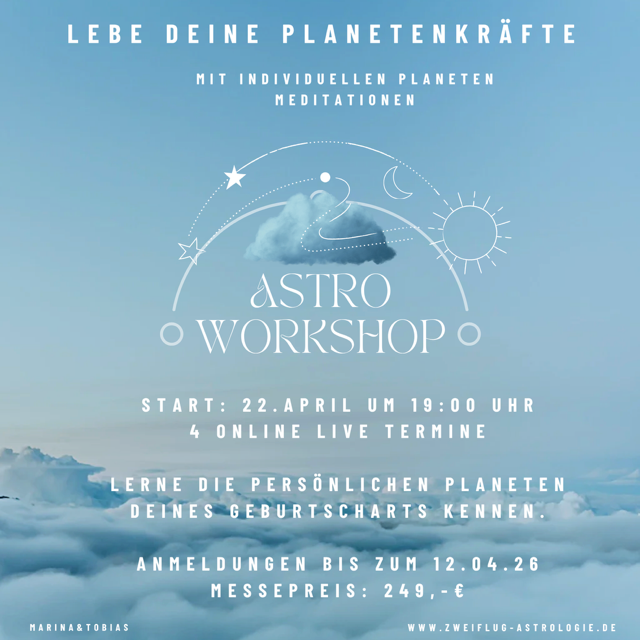 Zweiflug - Astrologie: Live-Workshop